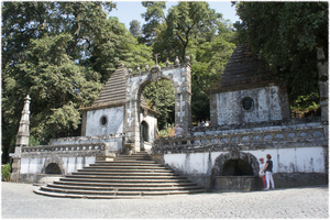 Braga Bom Jesus - ingang trappen