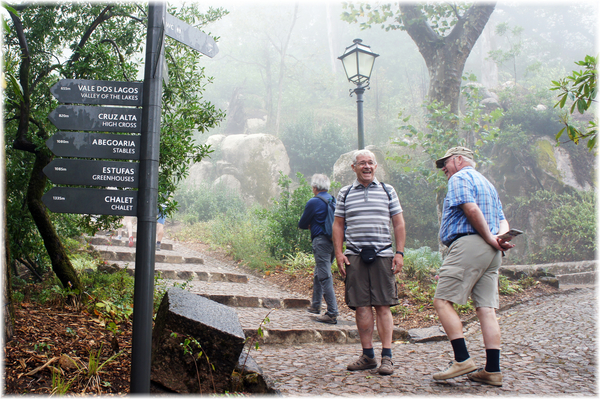 Wandelen naar het  Paleis van Pena