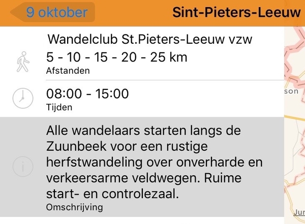 2. Eerste stop, wandeling in Sint-Pieters-Leeuw