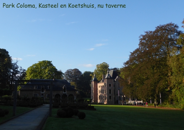 10. Park Coloma, kasteel en koetshuis, nu een taverne