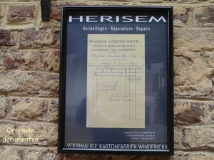 44. Papiermolen Herisem, oude factuur