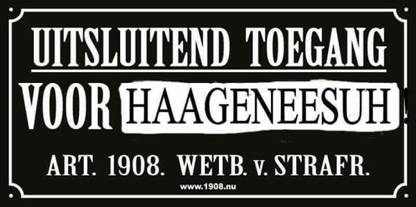 Toegang voor Hagenaars