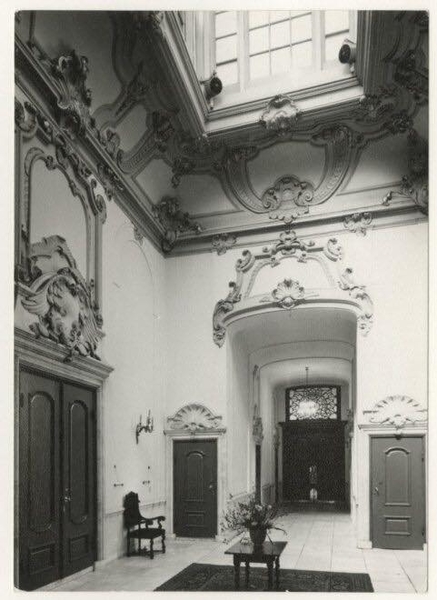 Dagelijkse Groenmarkt, Stadhuis..De gang en de hal..1960..