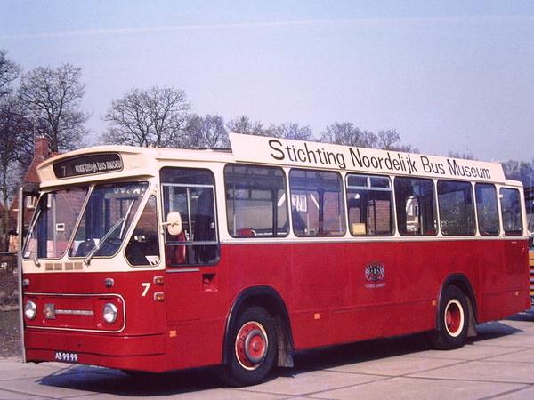 Nrd Bus Museum (ex GVBNG) 7 Groningen  garage