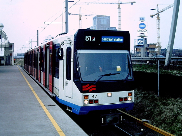 GVBA 47 Amsterdam station Zuid-WTC