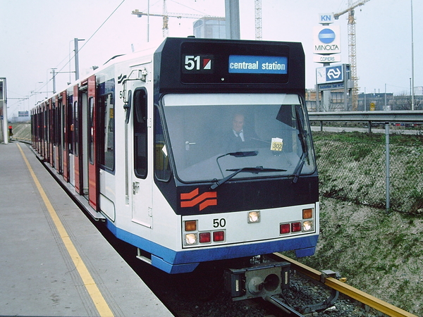 GVBA 50 Amsterdam station Zuid-WTC