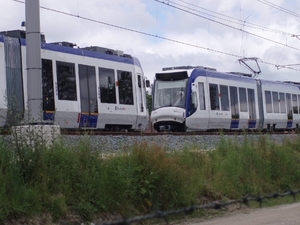 Randstadrail tussen Javalaan en halte Seghwaert. 27-06-2006