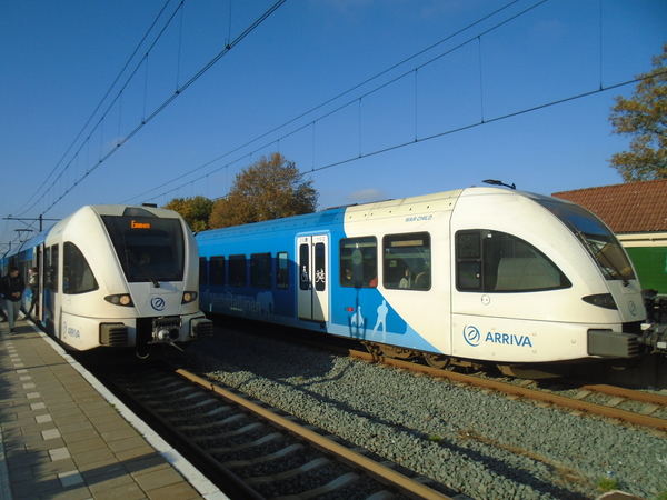 Arriva 523+517 2017-11-07 Dalfsen station