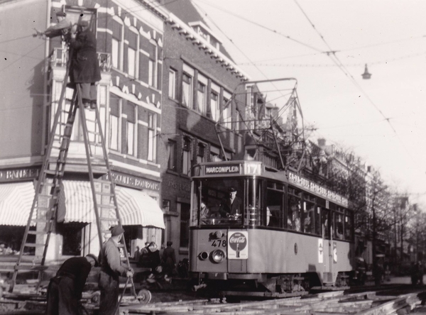 478, lijn 17, Nieuwe Binnenweg, 16-12-1955