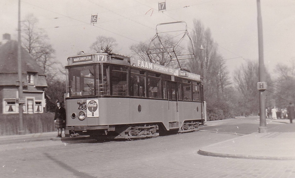 488, lijn 17, 's-Gravenweg, 1951