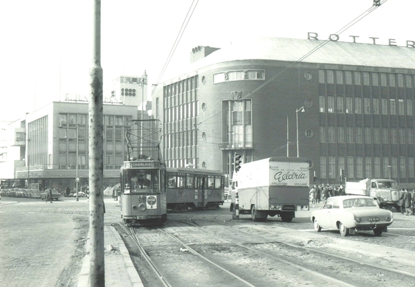 510, lijn 2, Blaak, 22-2-1964 (foto W.J. van Mourik)