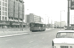 529, lijn 9, Weena, 17-7-1965 (foto W.J. van Mourik)