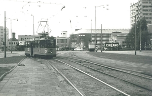 569, lijn 1, Blaak, 22-3-1967 (foto W.J. van Mourik)