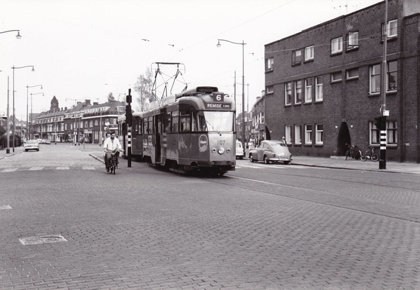 107, lijn 6, Kleiweg, 21-4-1968