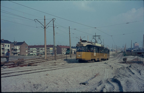 114, lijn 8, Rotterdamsedijk Schiedam, 1967 (foto J. Oerlemans)