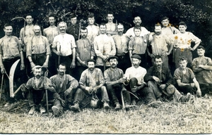 seizoenarbeiders uit Nederbrakel 1900