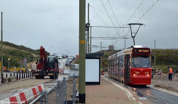 Tramlijn 1 weer naar het Zwarte Pad 17 november 2016