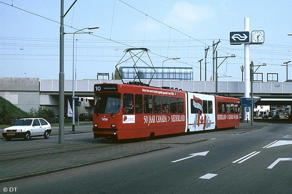 3076 als Canada-tram Voorburg 01-05-1995