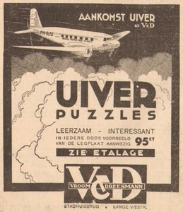 Vroom en Dreesmann Utrechts Dagblad 20-11-1934.