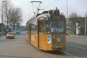 235, lijn 7, Mathenesserplein, 26-3-1981 (foto H. Wolf