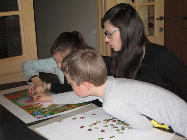 36) Ruben helpt ook aan de puzzel