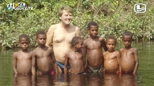 Lekker zwemmen met de boys