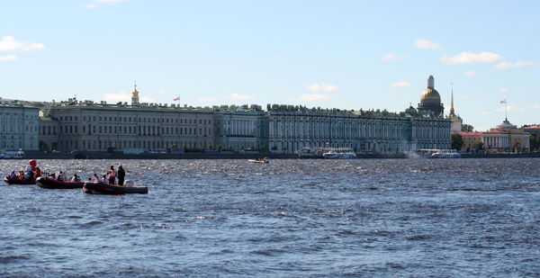 Zicht op de hermitage
