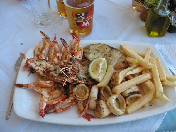 Mixed seafood