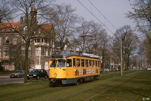 PCC 1192 bij het Gemeentemuseum. Tramlijn 10 bestond toen nog en 