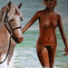 Naakt 25 - Naakt met paard.