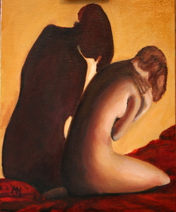 Naakt 39 - Zittend naakt.