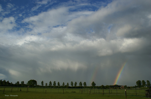 Mooi en apart met de regenboog