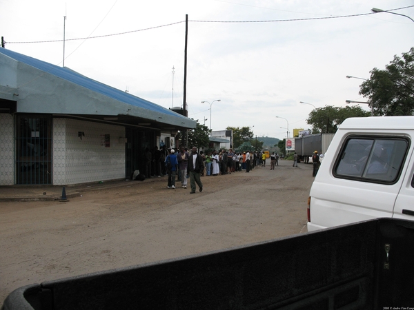 Grenspost Mozambique - Zuid-Afrika