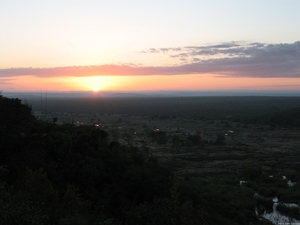 Zonsopgang boven Olifantsrivier