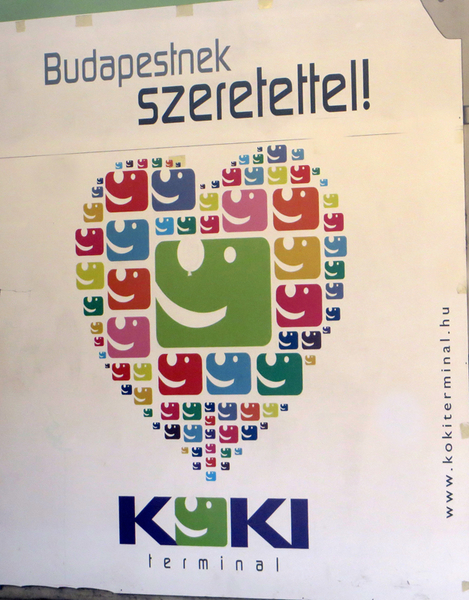 Mooie affiche op de luchthaven