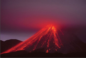 Vulkaan uitbarsting