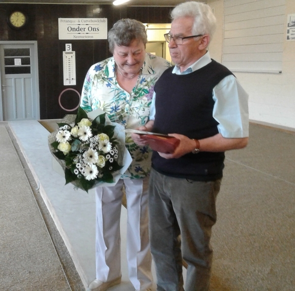 11 April 50 jarig huwelijk Astrid en Pierre