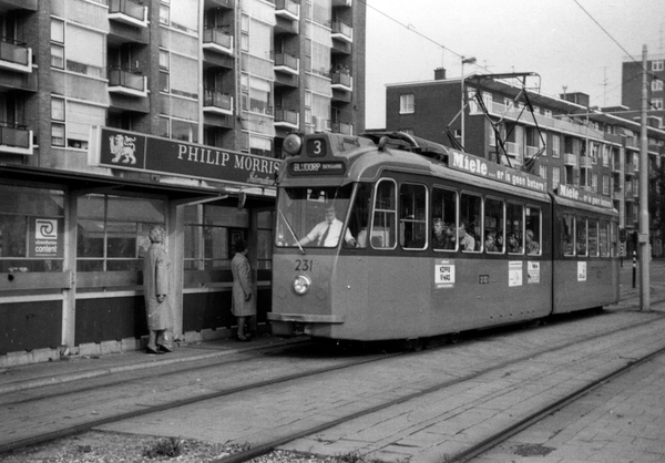 231, lijn 3, Goudsesingel, 20-9-1976 (T. van Eijsden)