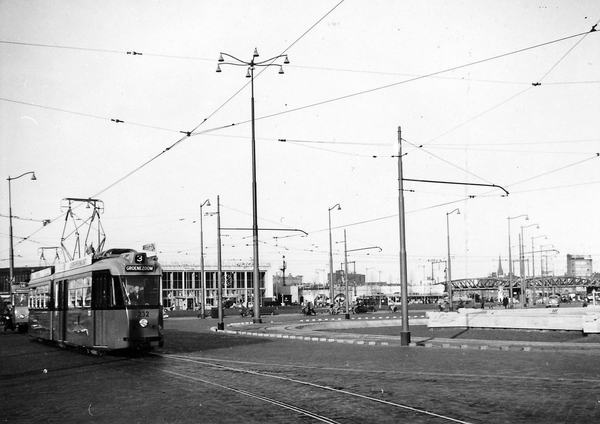 232, lijn 3, Hofplein, 22-3-1957 (H. Kaper)