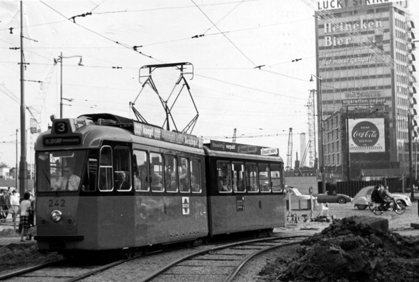 242, lijn 3, Coolsingel, 14-9-1962 (T. van Eijsden)