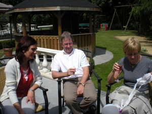 Afscheidsdiner met personeel in 