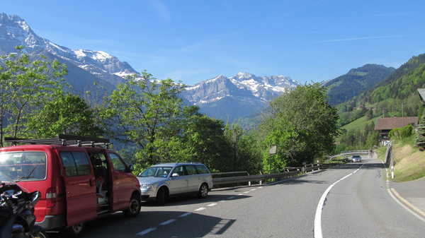 Zicht op de Mont Blanc