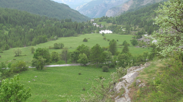 zicht op Col de la Cayolle