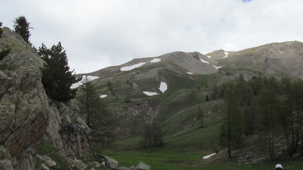 zicht op Col de la Cayolle