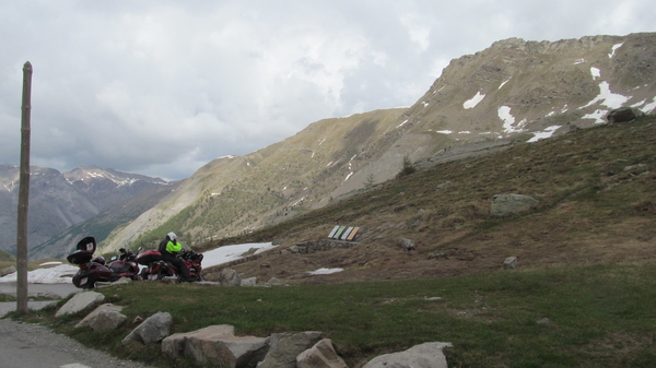 Afdaling Col de la Cayolle
