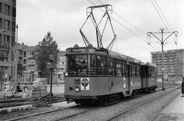 560, lijn 10, Mariniersweg, 19-5-1955 (W.J. Vonk)