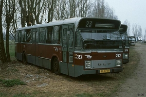 HTM 383+378 Op weg naar Rotterdam zagen we in Bergschenhoek
