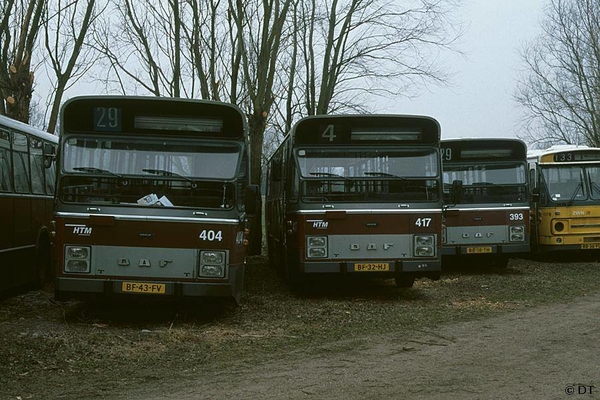 HTM 404+417+393 Op weg naar Rotterdam zagen we in Bergschenhoek