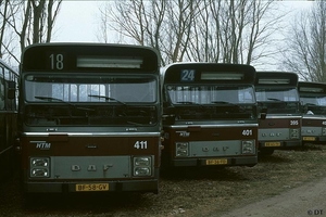 HTM 411+401+395 Op weg naar Rotterdam zagen we in Bergschenhoek