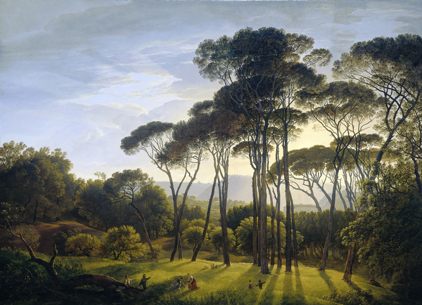 Hendrik_Voogd_-_Italiaans_landschap_met_parasoldennen